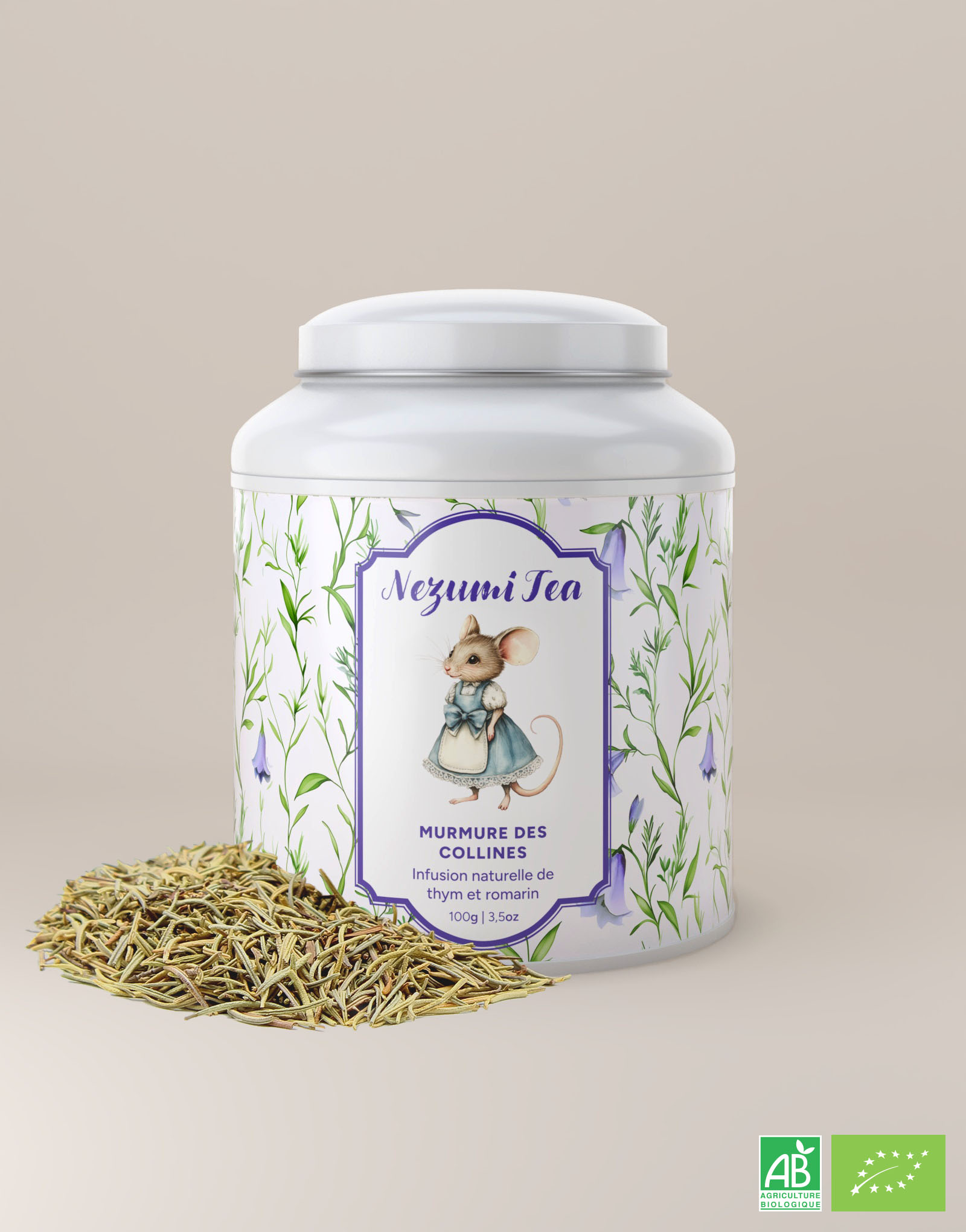 Murmure des Collines – Infusion thym & romarin