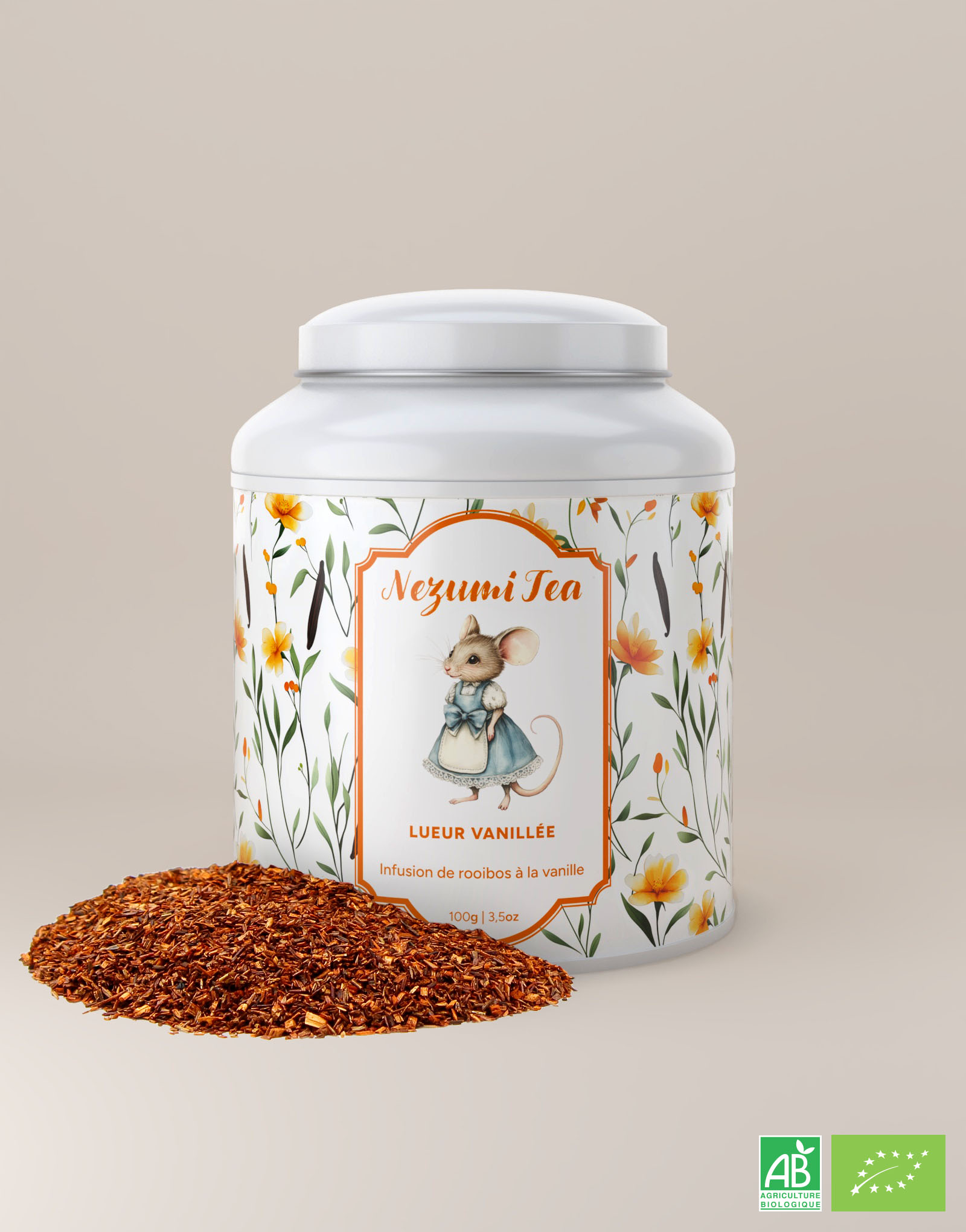 Lueur Vanillée – Infusion rooibos vanille