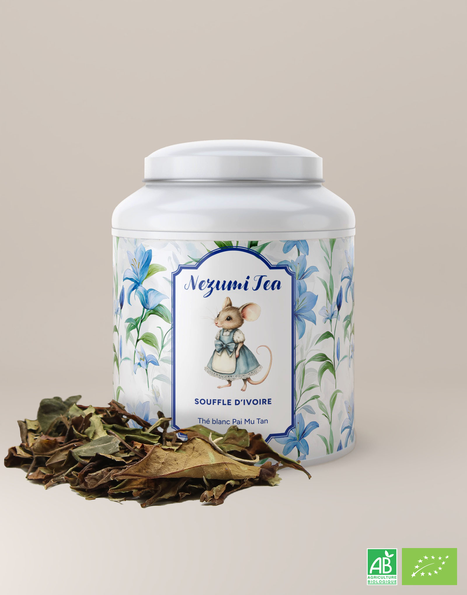 Souffle d’Ivoire – Thé blanc Pai Mu Tan