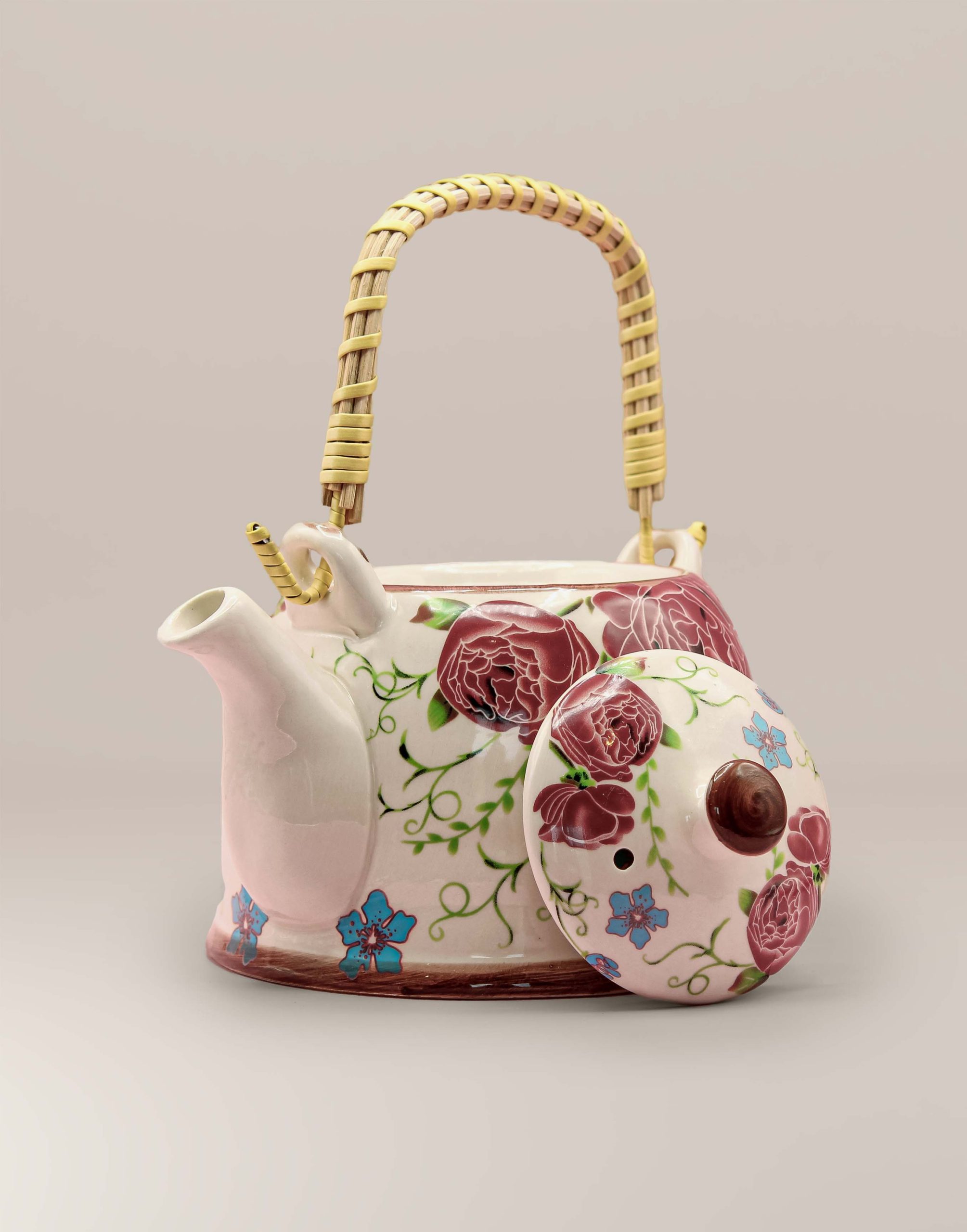 Théière - Bouquet écarlate – Image 2